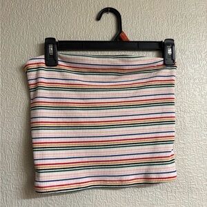 American Eagle Outfitters Multicolor Striped Crop Top